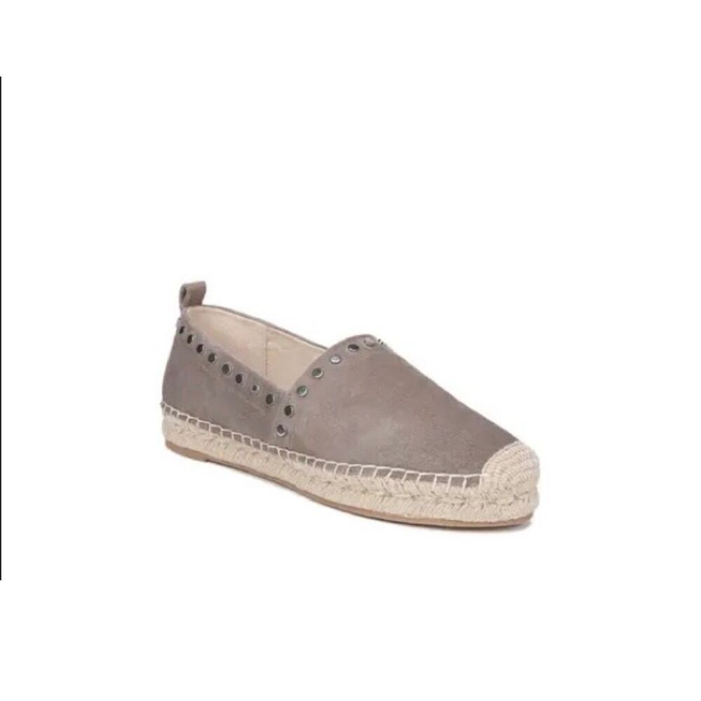 Sam Edelman Koda Gray Studded Espadrilles Sz 8